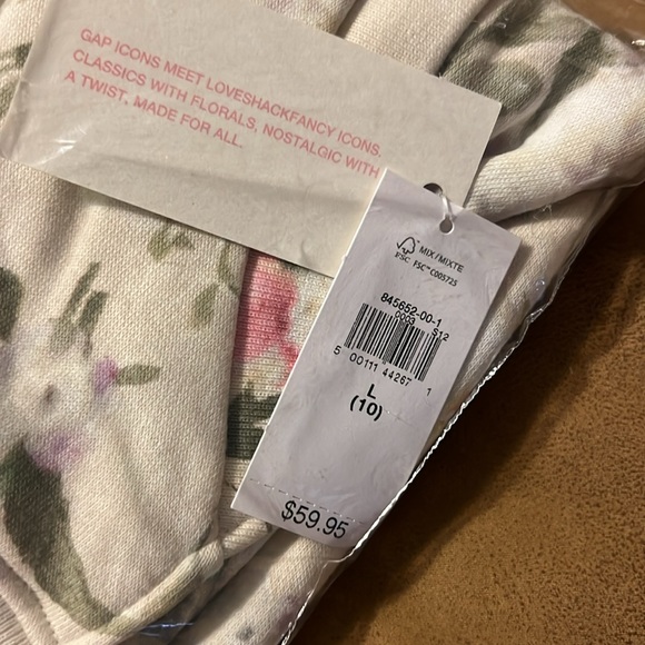 NWT Kids Gap x LoveShackFancy floral kids hoodie - Picture 5 of 6